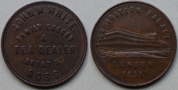 Ross-on-Wye, John W White, Grocer